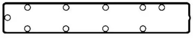 WILMINK GROUP wg1182628 -  Прокладка, крышка головки цилиндра